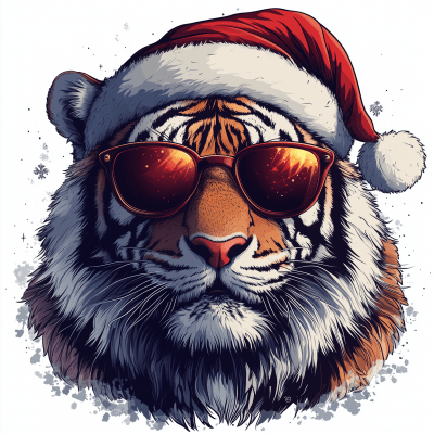 Cool Tiger with Sunglasses