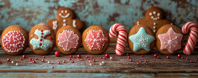 Colorful Gingerbread Arrangement