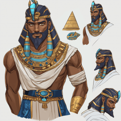 Pharaoh Khufu Character Design