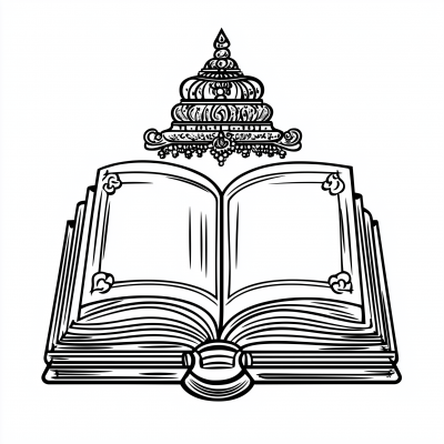 Indian Rampat Open Book Icon