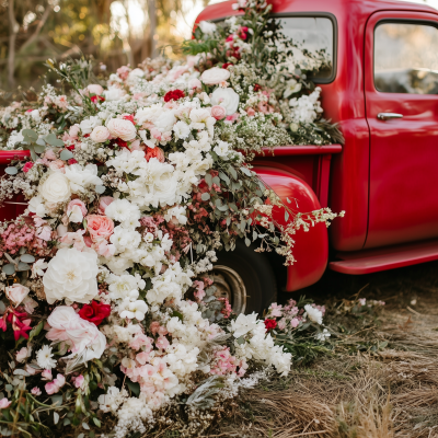 Holiday Flower Truck