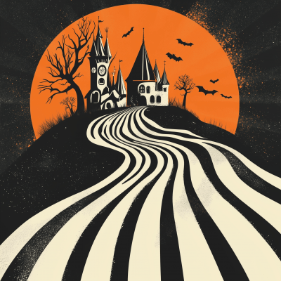 Retro 70s Halloween Poster