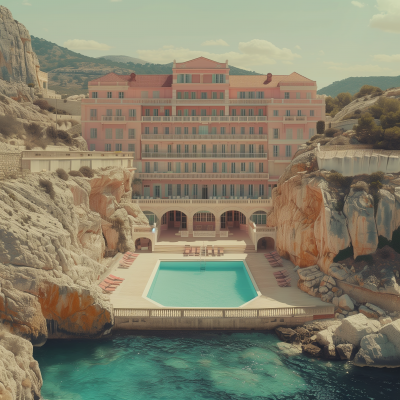 Cinematic Shot of The Grand Marseille Hotel