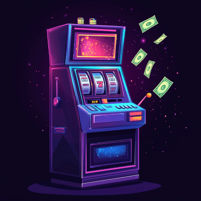 Animated Digital Slot Machine