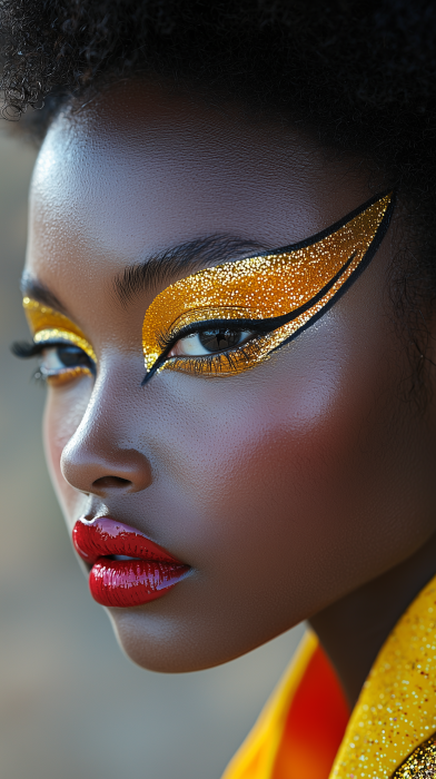 Futuristic Makeup Campaign