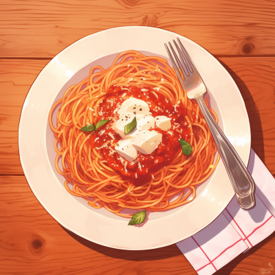 Gacha Game Prize Spaghetti