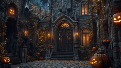 Gothic Style Halloween Home Decorations