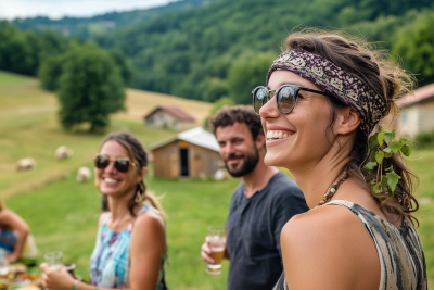 Sunset Gathering in Dordogne Valley