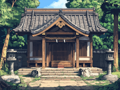 Small Japanese Temple