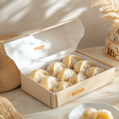 Frozen Dumplings Product Photo