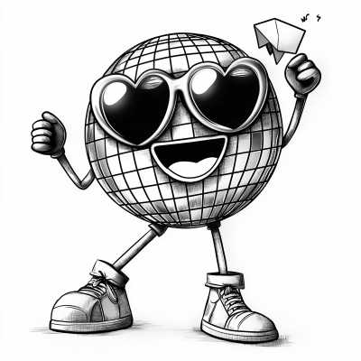 Disco Ball Character