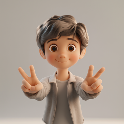 Pixar Style 3D Illustration