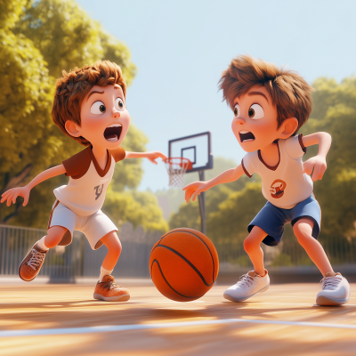 3D Pixar Scene