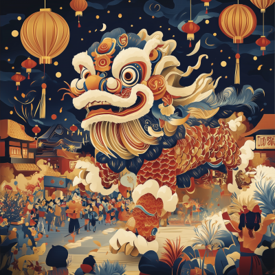 Vibrant Key Visual in Paper Style