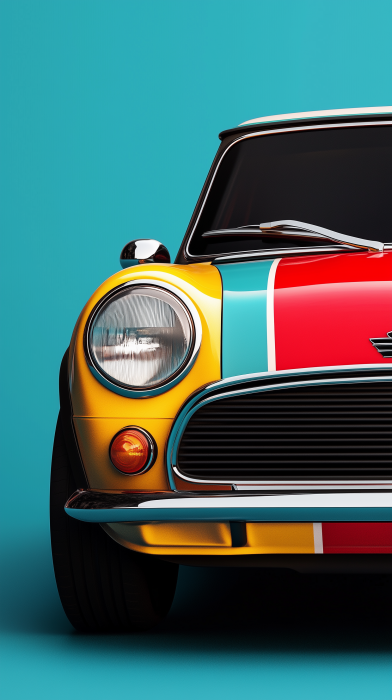 Retro Mini Cooper