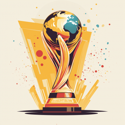 World Cup Trophy Illustration