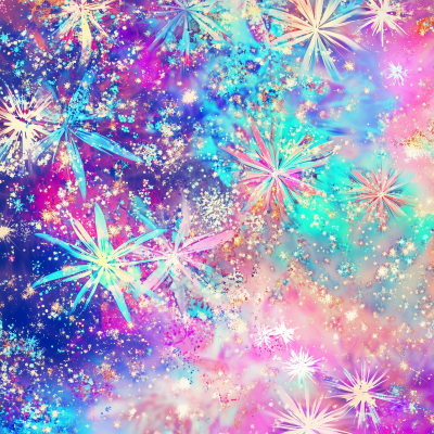 Trippy Snowfall Background