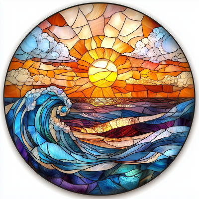 Stained Glass Sea