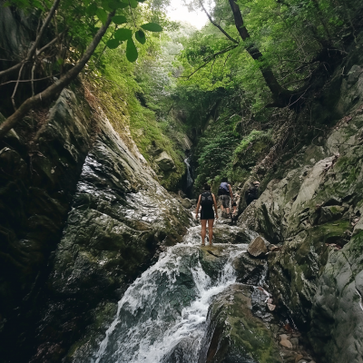 Hiking on Mount Oeta