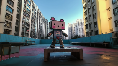 Dancing Retro Robot