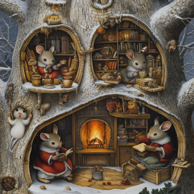 Mouse Winter Wonderland