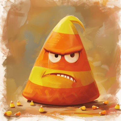 Angry Candy Corn