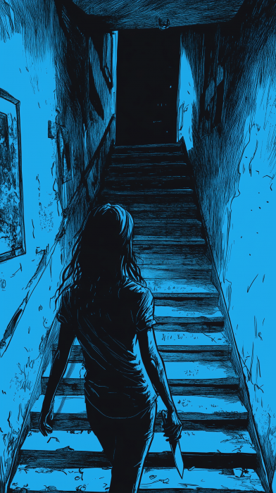 Staircase Horror Doodle