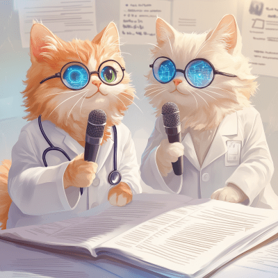 Cats in Lab Coats