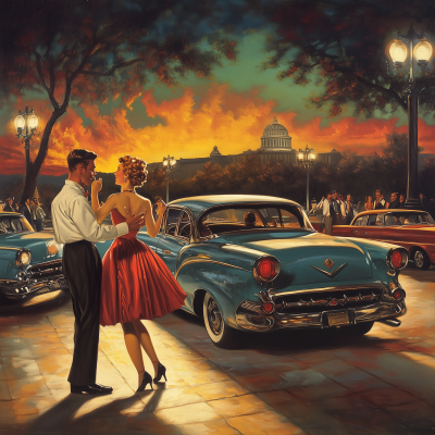 50s Rock & Roll Scene