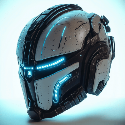 Futuristic LED Helmet