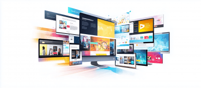 Modern Web Design Collage