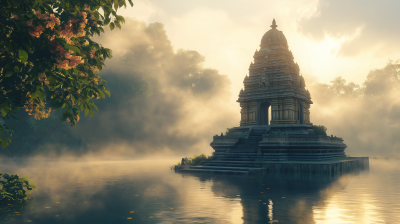 Magical Lake Temple