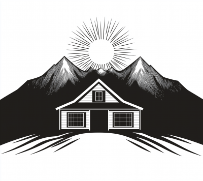 Sunrise House Illustration