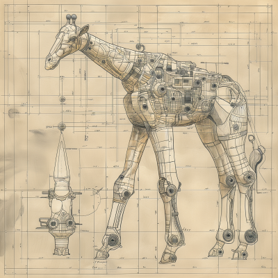 Cybernetic Giraffe Blueprints