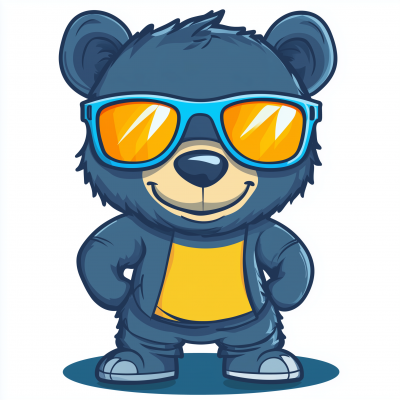 Cool Bear Mascot