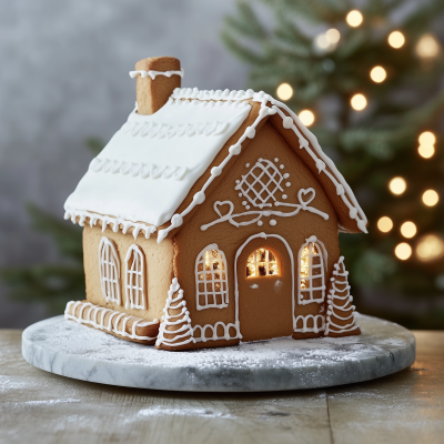 Gingerbread House and Tree Decorations