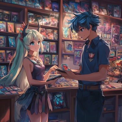 TCG Shop in Anime Style