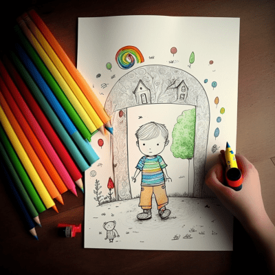 Colorful Kid’s Drawing