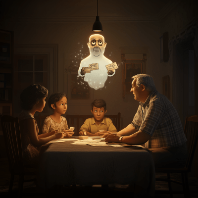 Family Gathering with a Ghost