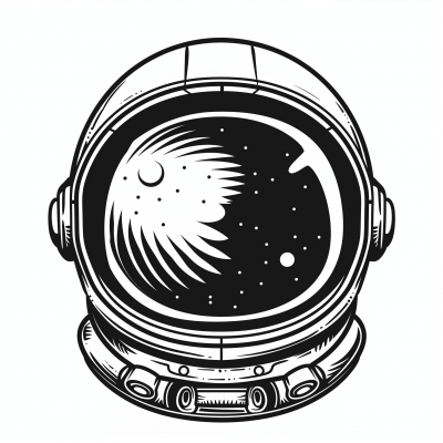 Astronaut Helmet Logo