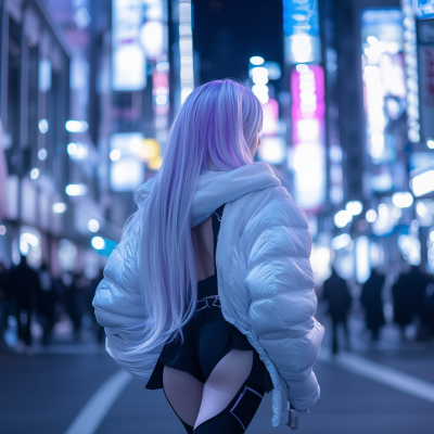 Japanese Woman in Shibuya