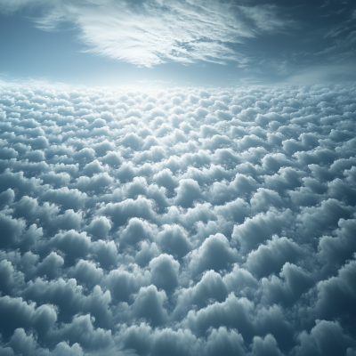 Clouds Resembling Fish Scales