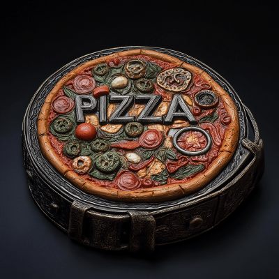 Pizza Belt Buckle