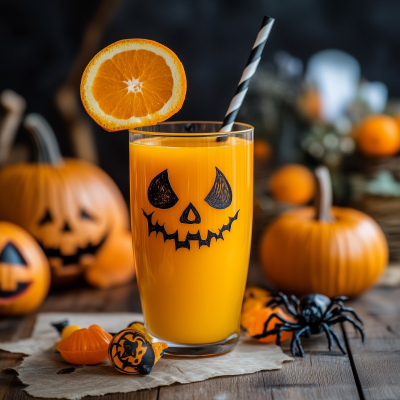 Halloween Orange Juice