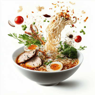 Flying Ramen Ingredients