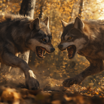 Wolves in Battle