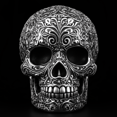 Intricate Skull Design