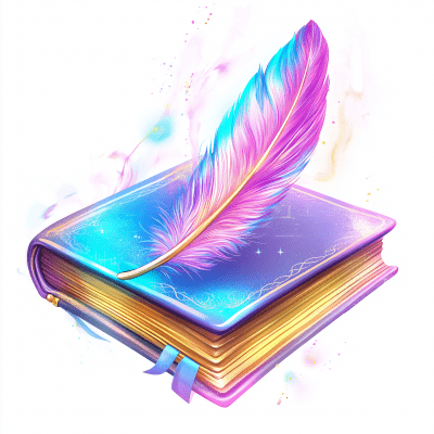 Book and Feather Symbol