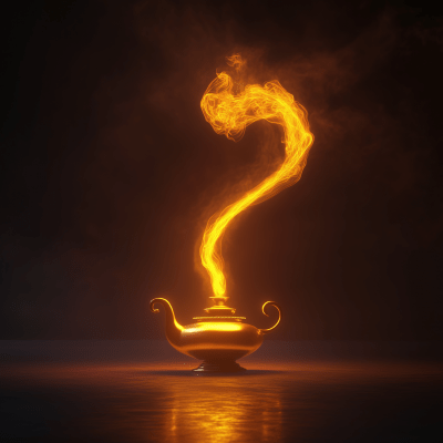 Mystical Genie Lamp