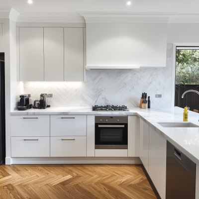 Elegant White Kitchen